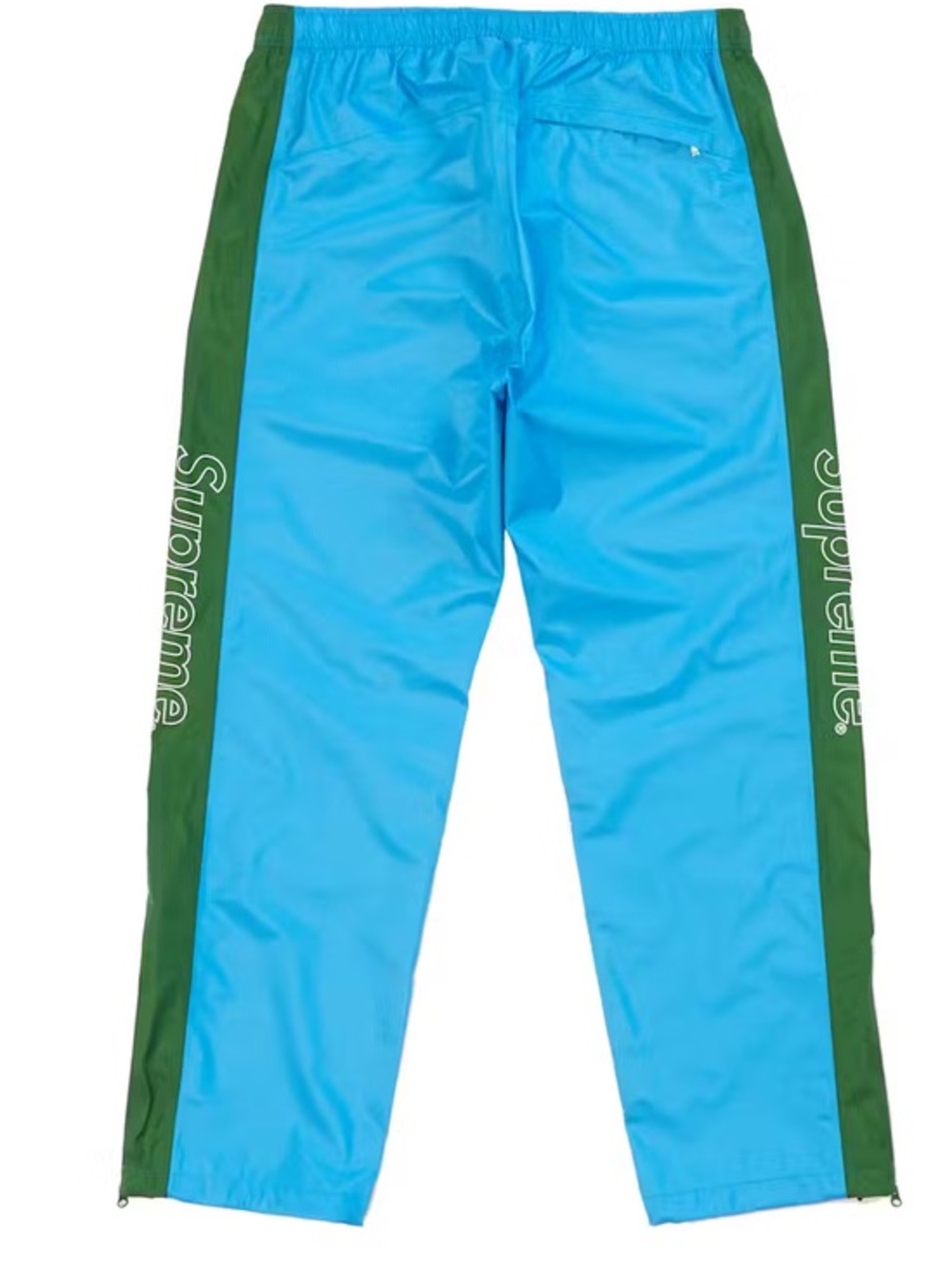 Supreme Turquoise Tape Seam Pants from their 2019 collection - Picture 3 of 8